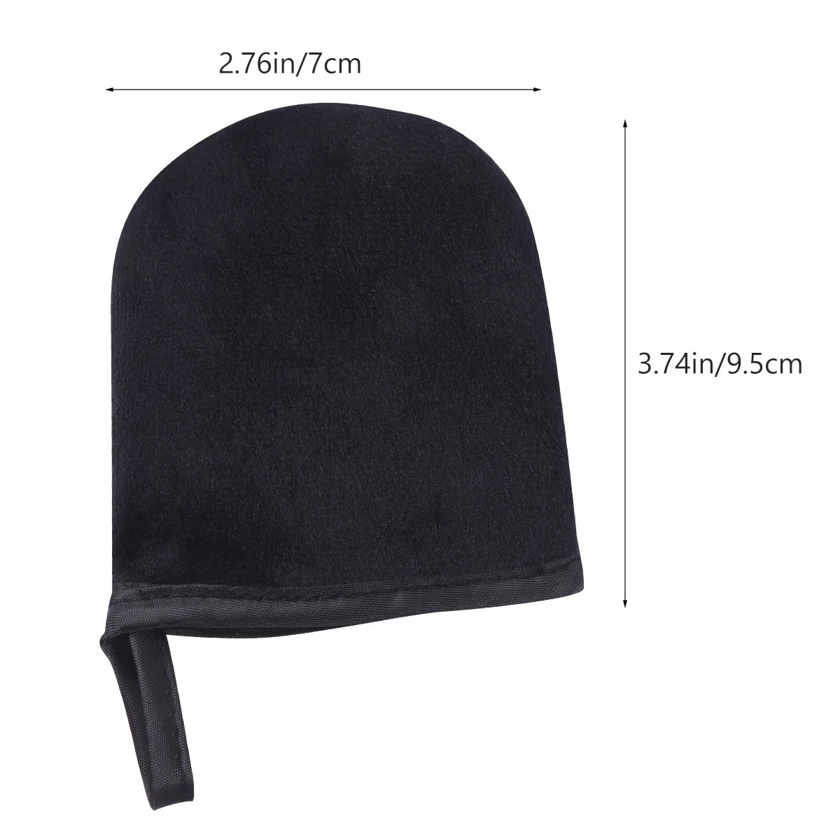 2Pcs Reusable Flocking Tanning Mitts for Self Tan Lotion Mousse Oil Sunscreen Body Lotion Streak-Free Application Beach Gloves - view 6