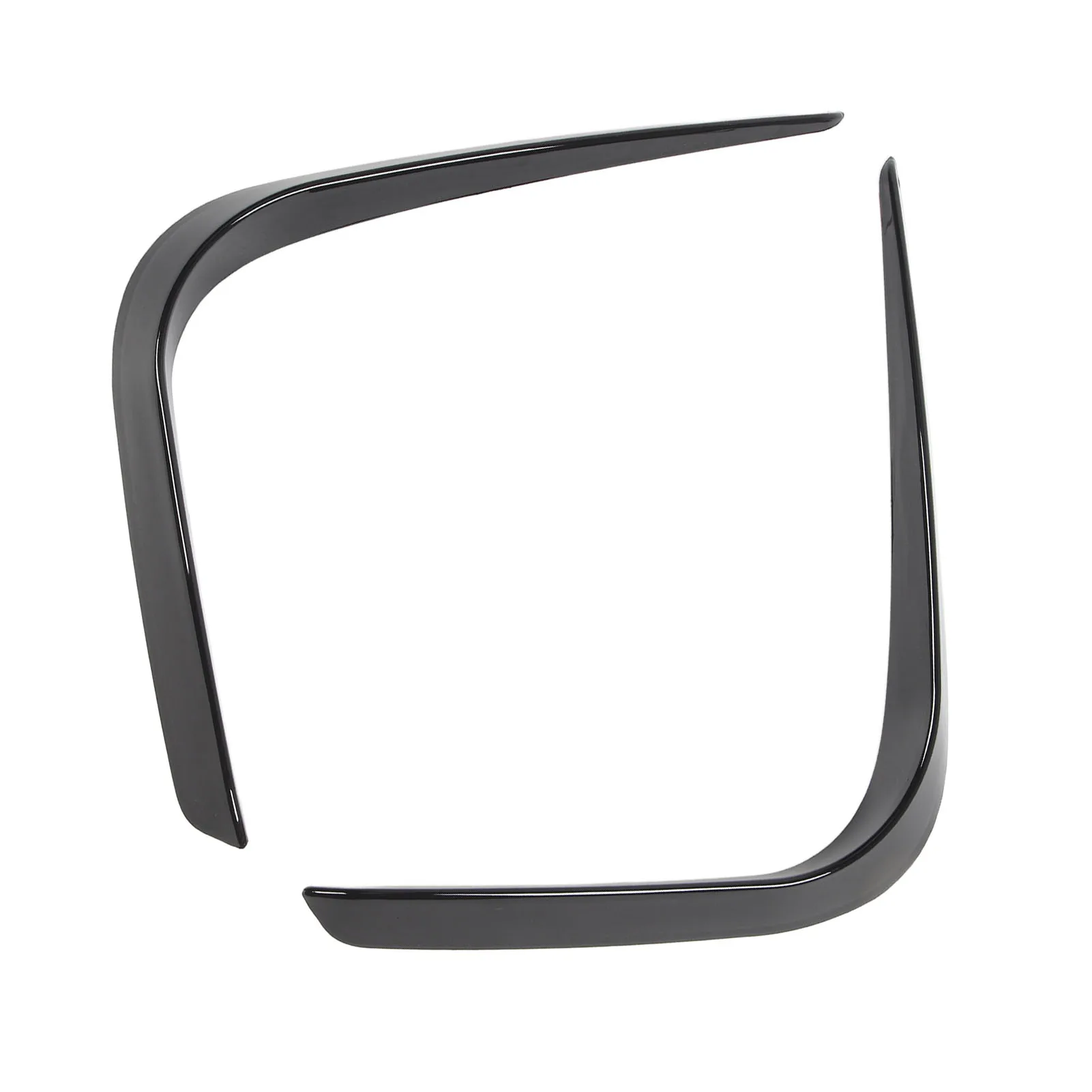 

1Pair Bright Black Bumper Side Splitter Trim OEM Replacement for BMW X5 G05 2019-2023 M Sport Paint Guard Sporty Styling Fitting