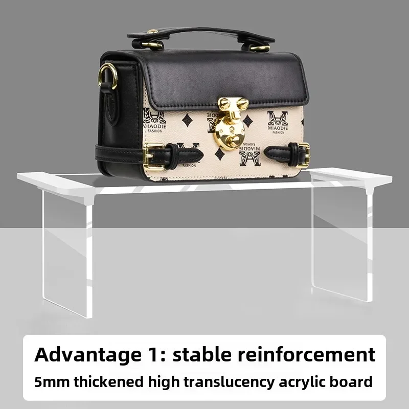 Acrylic Display Rack Transparent Height Increase Shoe Ornament Storage Rack Figurine Display Multifunctional Storage Holders