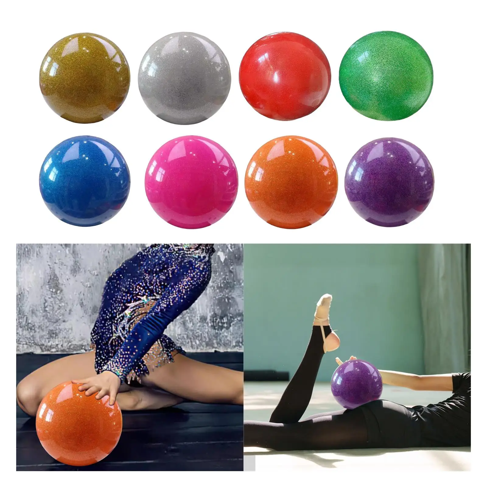Gymnastics Dance Practice Ball 7.09inch Professional Technique Ball for Core Strength and Home Exercise