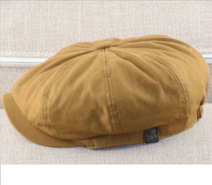 Übergroße Herren-Newsboy-Mütze aus 100% Baumwolle, Gatsby Ivy Golf Cabbie Hut, verstellbar für kleine bis große Köpfe, Übergröße – Detail 18