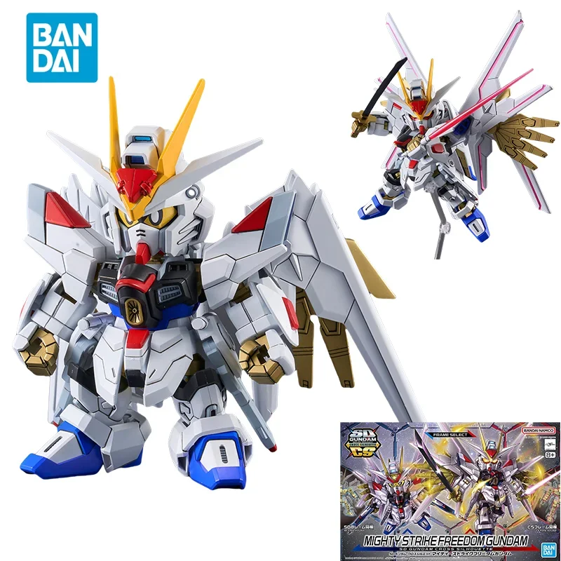 

Spot Direct Delivery Bandai Original Anime GUNDAM Model SDCS MIGHTY STRIKE FREEDOM GUNDAM Action Figure Assembly Toys For Kids