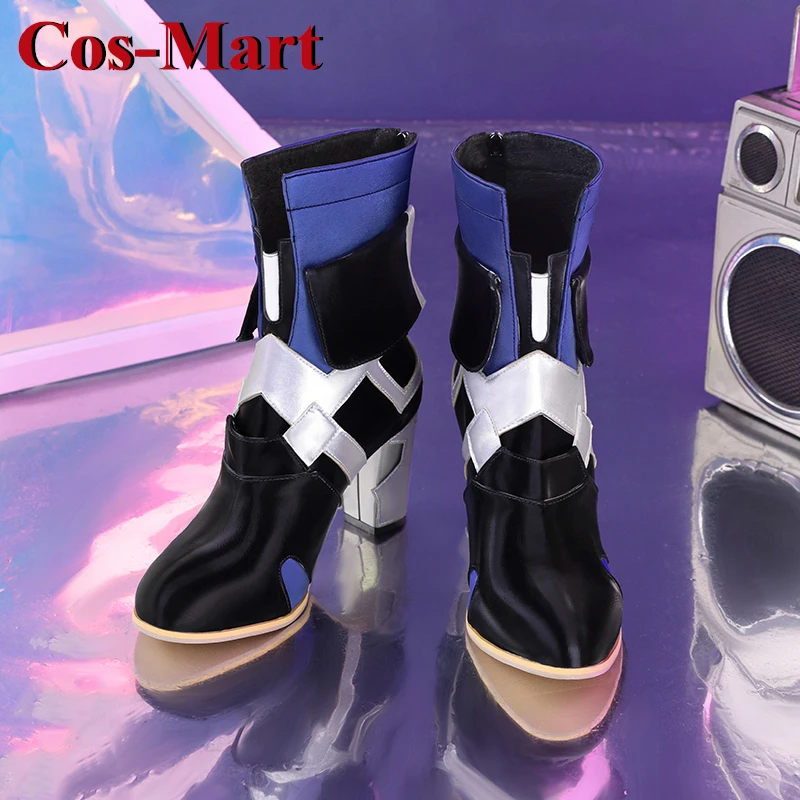 Cos-Mart Game Honkai: Star Rail 7 de marzo/Stelle/Kafka/Seele zapatos Cosplay botas universales de tacón alto juego de rol accesorios usados