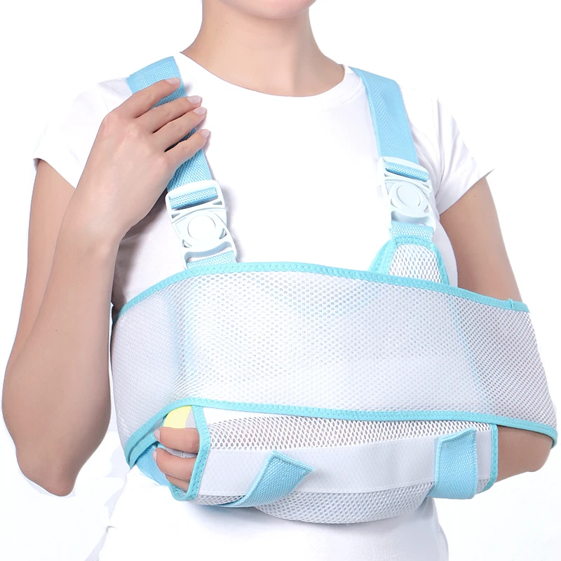 

Breathable Arm Sling Elbow Support for Broken Arm Fracture and Joint Sprain Adjustable Universal Shoulder Immobilizer
