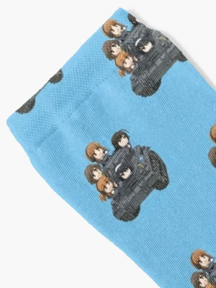 Girls Und Panzer Socks Children's men cotton high quality Men's Socks Luxury Women's