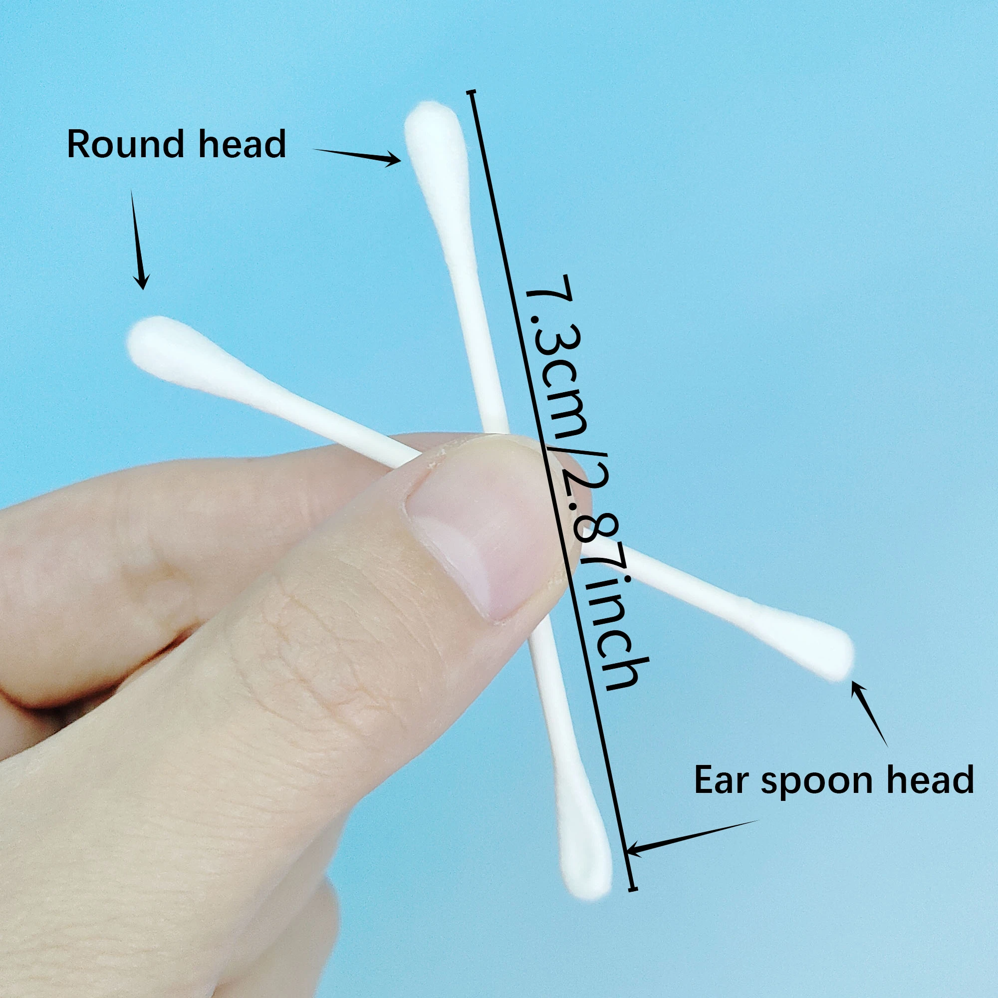 100 Stück/300 Stück Wattestäbchen mit Muttertagsmotiv, doppelseitige multifunktionale Wattestäbchen, Happy Mother's Day, Weihnachtsgeschenk.