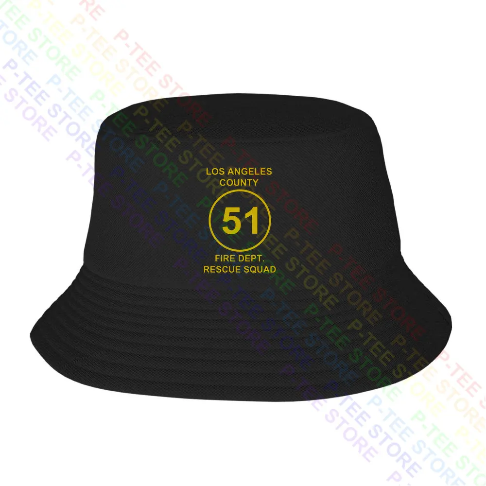 Los Angeles County Squad 51 Fire Dept Emergency Baseball Cap Snapback Caps Knitted Bucket Hat