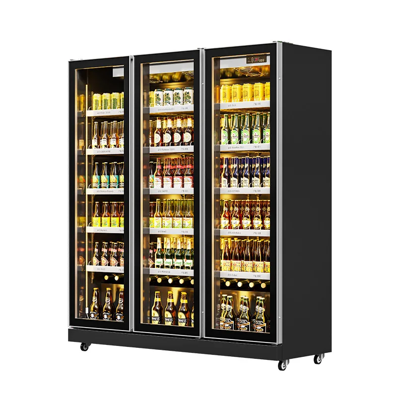 

Beer cabinet Beverage display display cabinet Refrigerated fresh-keeping cabinet Internet celebrity freezer