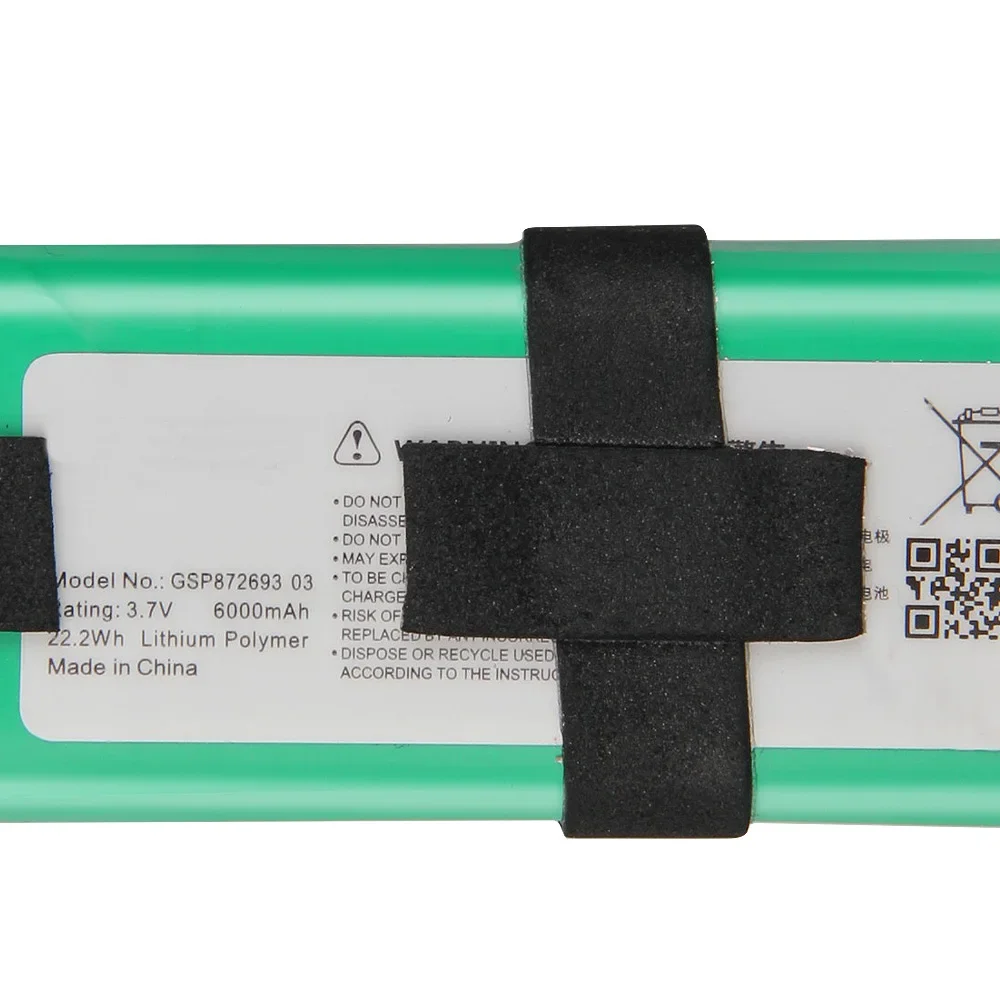 New Replacement Battery GSP872693 03 GSP1029102A For JBL Charge3 Charge 3 Portable Bluetooth Speaker Batteries 6000mAh