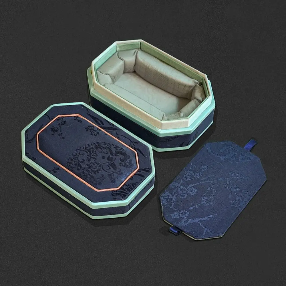 Высококачественная тканевая коробка для часов, защита от падения, износостойкая шкатулка для драгоценностей, прочный портативный органайзер для ожерелья