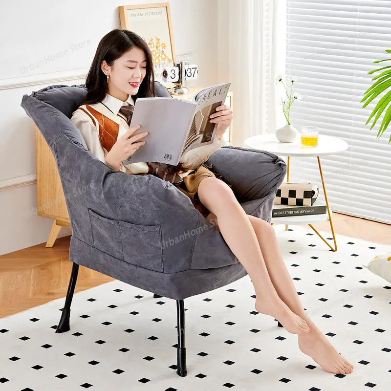 Luxury Velvet Living Room Sofas Nordic Puffs Individual Armchair Outdoor Sofa Relaxing Modern Tumbonas Playa Trendy Furniture