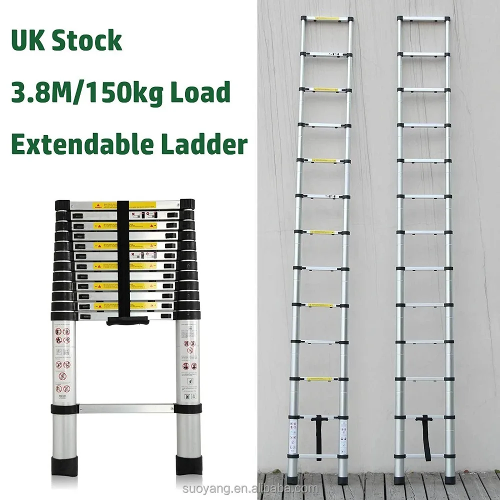 SoYoung Telescopic Ladder for Lidl Telescoping Extention Ladder 3.8m Aluminum Ladder