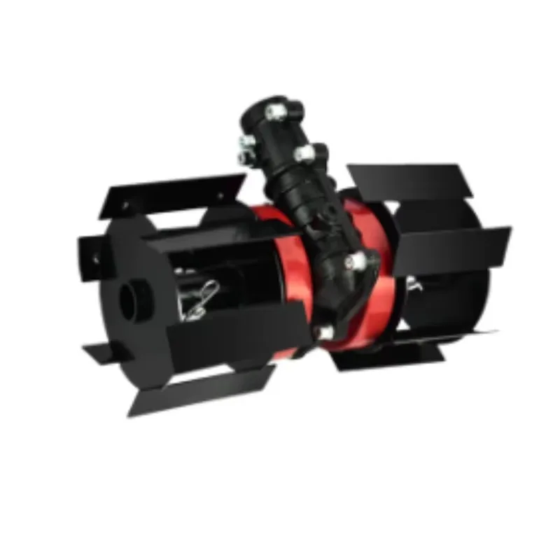Universal Electric Lawn Mower Weeding Wheel Soil Loosening Trenching Deep Tilling Attachment for Garden Farm Yard Ground