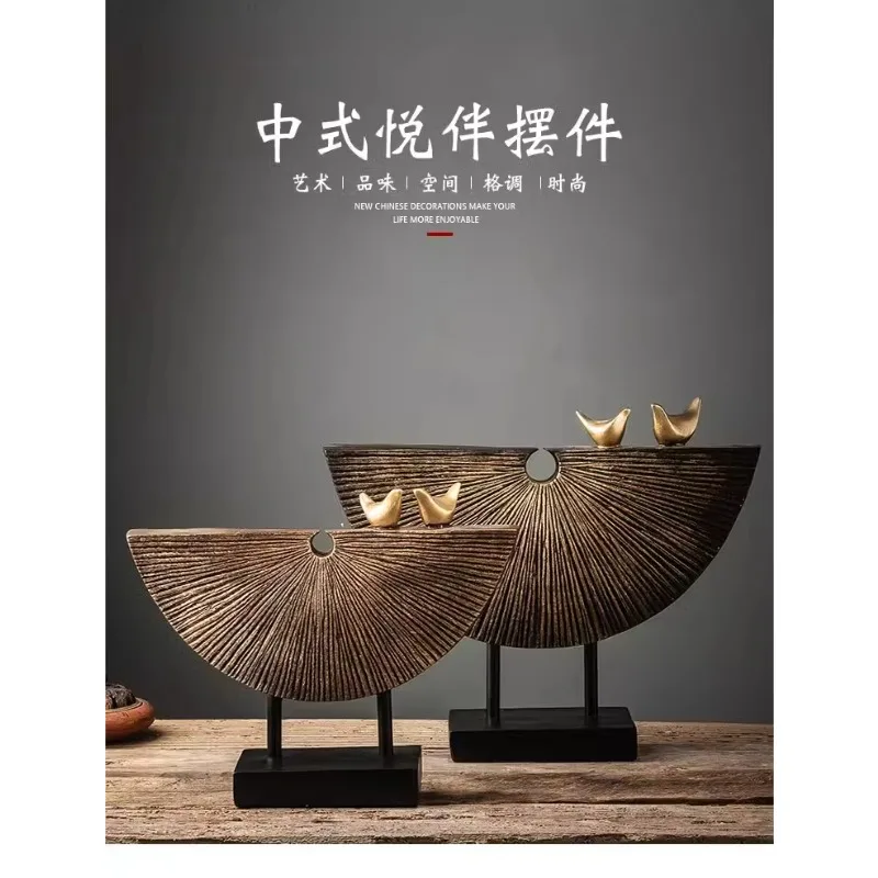 living room ornament high-end atmosphere home furnishing study entrance TV cabinet creative hotel office decoration