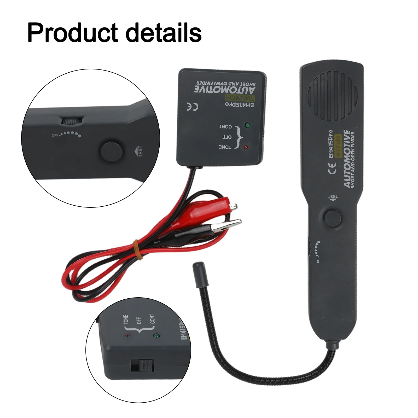 

Устройство для диагностики неисправностей автомобилей, искатель автомобильных цепей, искатель кабелей, спиральный стальной зонд, конструкция без деформаций