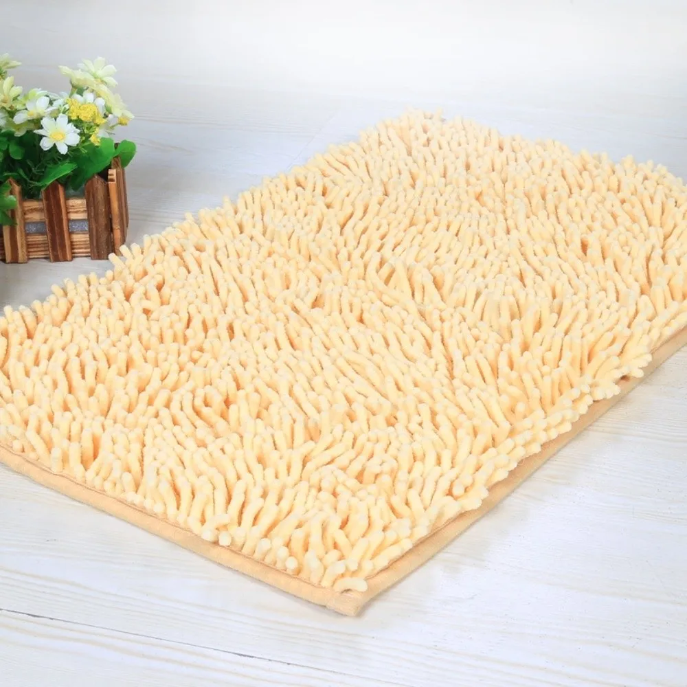 Neue 40*60 cm Badematte Anti Schimmel Chenille Super Saugfähige Badematte Extra Weiche Maschine Waschbar Badezimmer Teppich