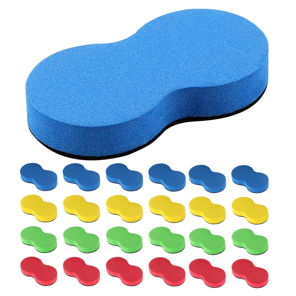 

80 Pcs Peanut Rub Eraser Dry Board Erasers Class Small Classroom for Blackboard Eva Chalk