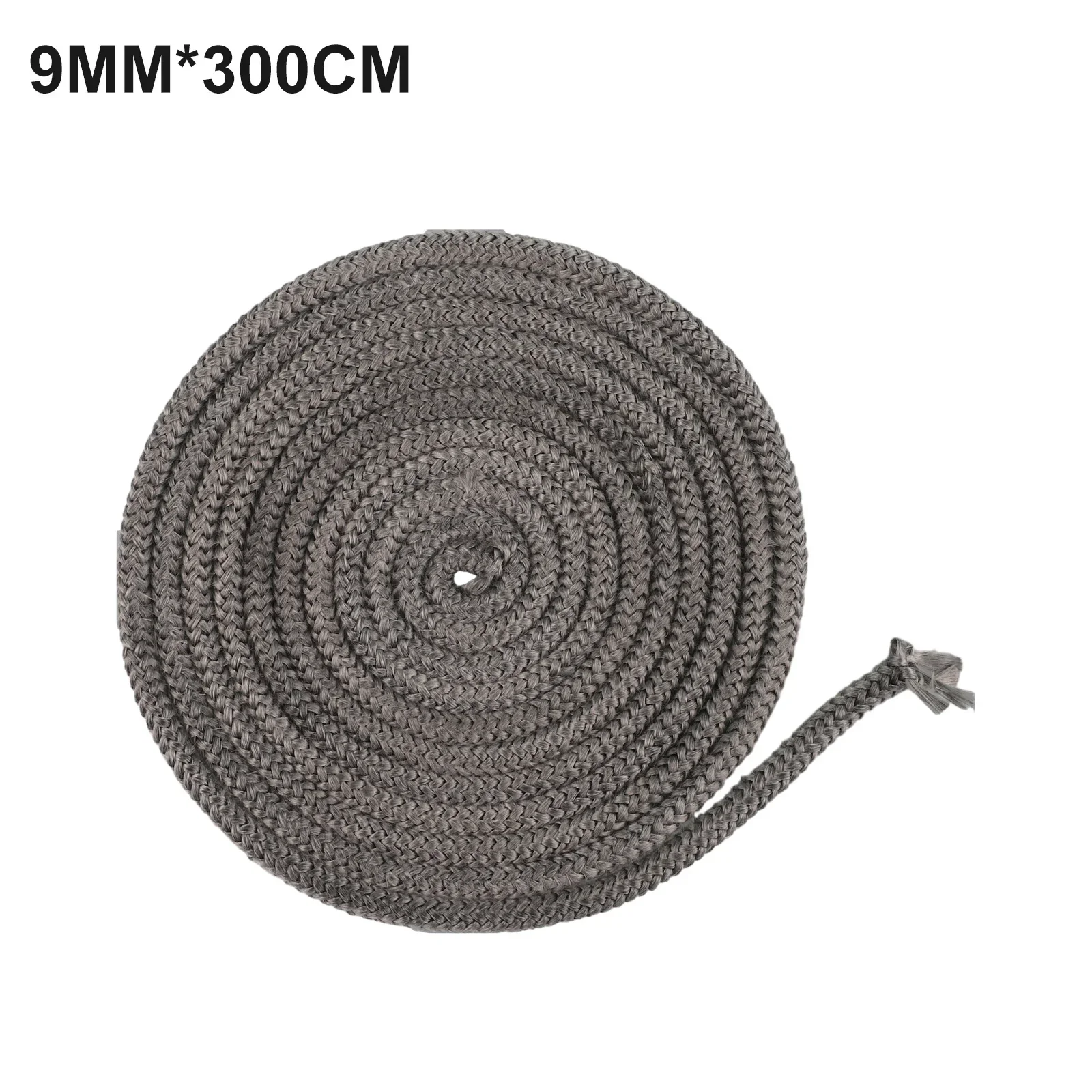 9mm Fireplace Sealing Rope Gasket Cord Wood Burning Stove Door Fiberglass High Temperature Sealing Rope Replacement 3meters Long
