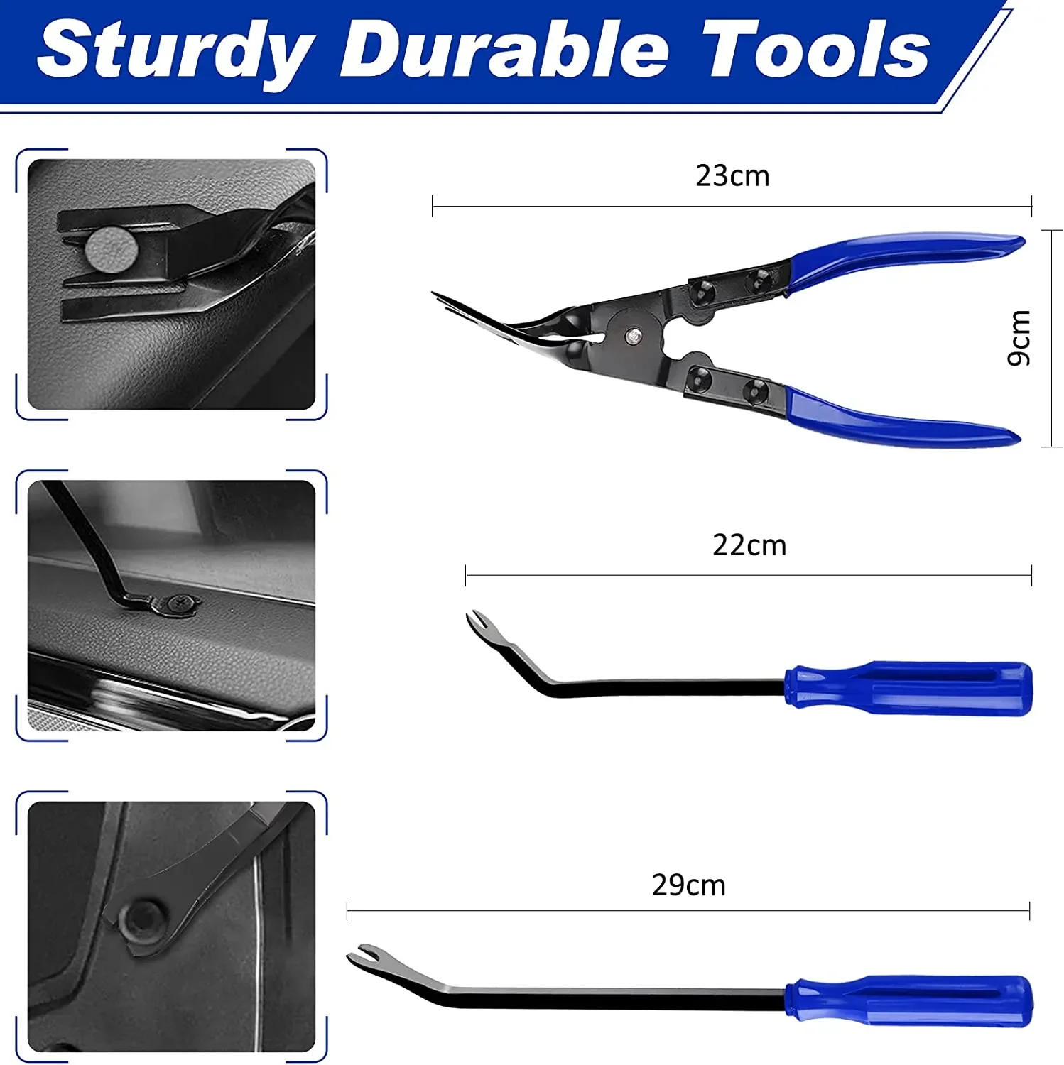 Outils de modification de l'audio de la voiture, garniture du tableau de bord, rayon audio, enlever les rayures de la voiture, stylo de réparation, couvercle d'opathie, outil de joint, accessoire, 40 pièces par boîte