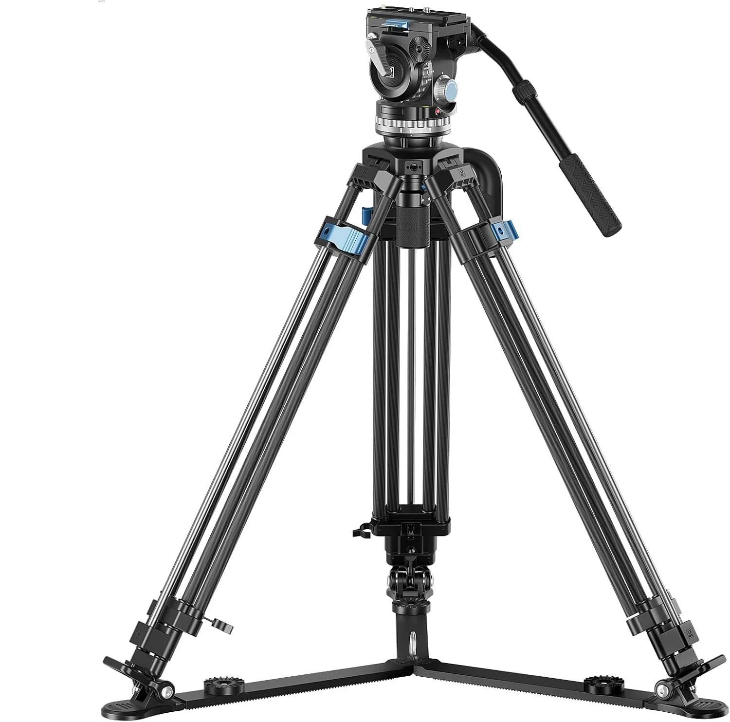 

SIRUI SQ75+VHS10 Видеоштатив из углеродного волокна с головкой видеофлюида Максимальная нагрузка 10 кг