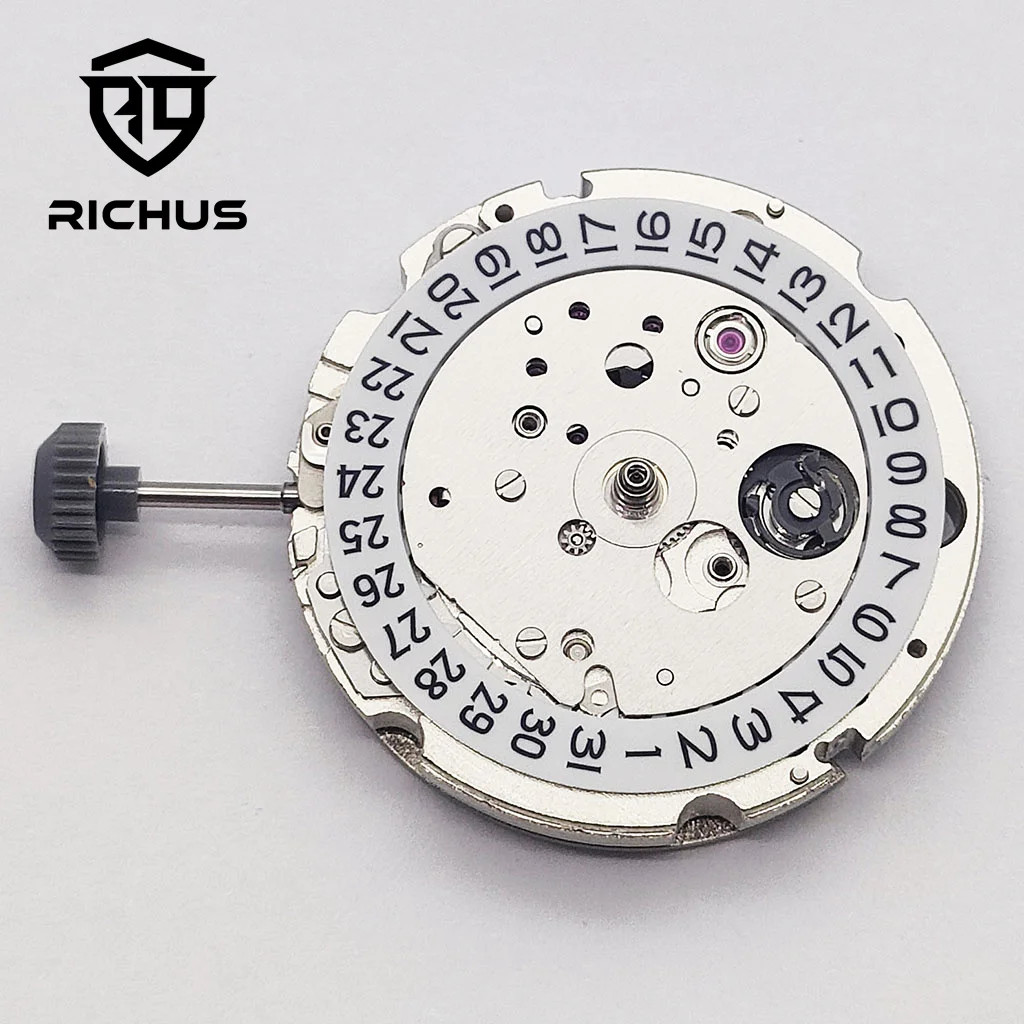 

Механизм RICHUS Miyota8215, белый календарь, 21 драгоценный камень, высокоточный механический механизм, аксессуары для часов