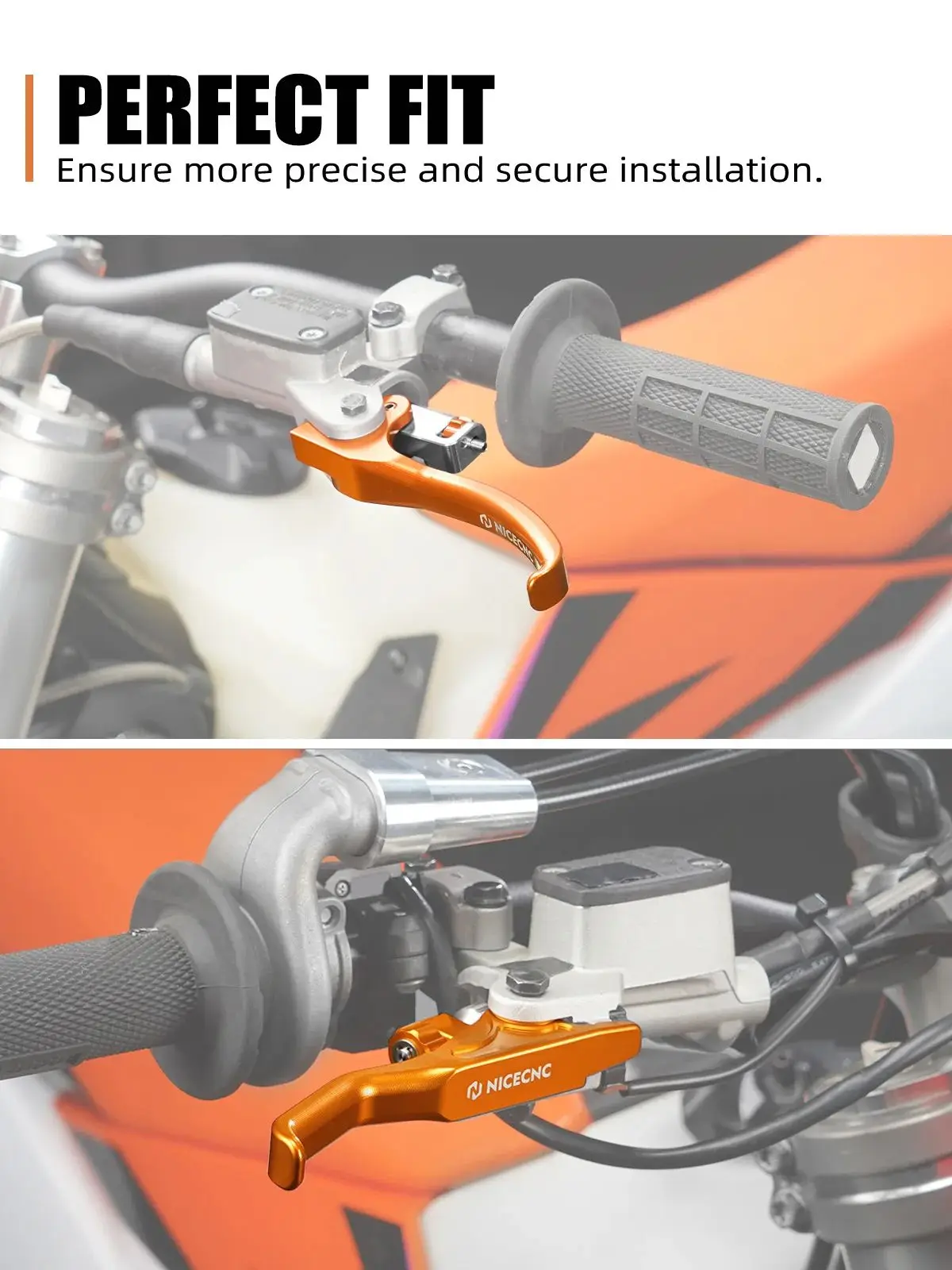 NICECNC Voor 2025 2024 KTM EXC 300 SX 125 SXF 450 XW-F 500 EXCF 450 350 250 2014-2025 BREMBO Korte Koppelingshendel Remhendel Kit - afbeelding 2