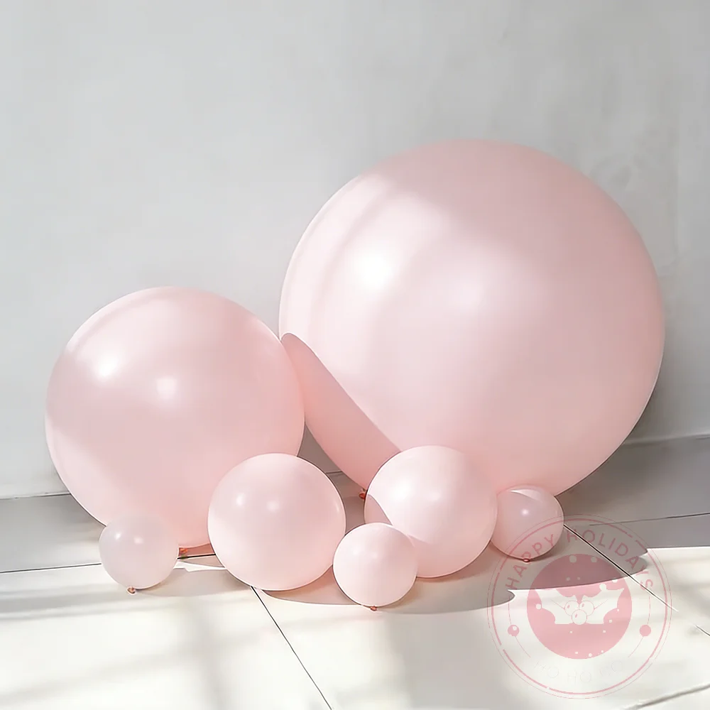 

Pink Macaroon Balloons Wedding Balloon Inflatable Helium Latex Ballons Happy Birthday Party Decoration Color Ballon Arch Globos