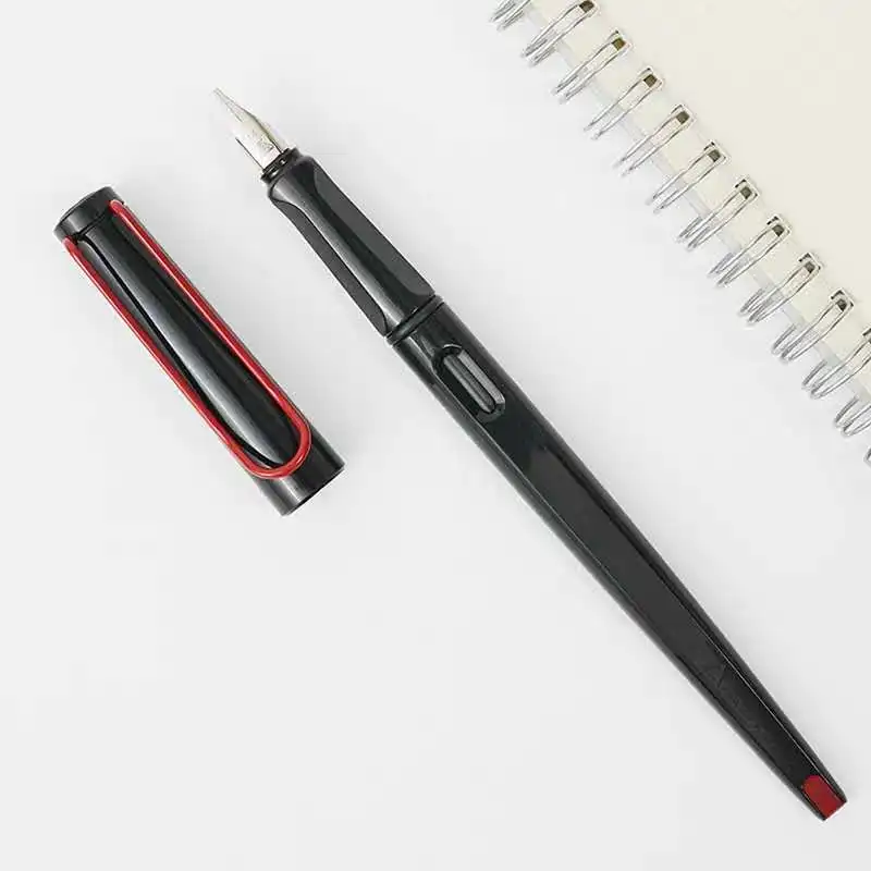 Art Calligraphy Fountain Pen Long Tail Ink Pen EF/F/M/1.1mm/1.5mm/1.9mm Nib Business Office Practice Supplies Stationery Writing