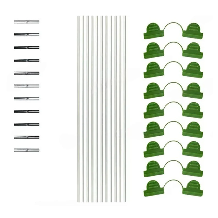 1Set Greenhouse Frame Tunnel Kit Horticultural Agricultural Vegetable Shed Arch Rod Support Strip Garden Props Farm Supplies ZYF