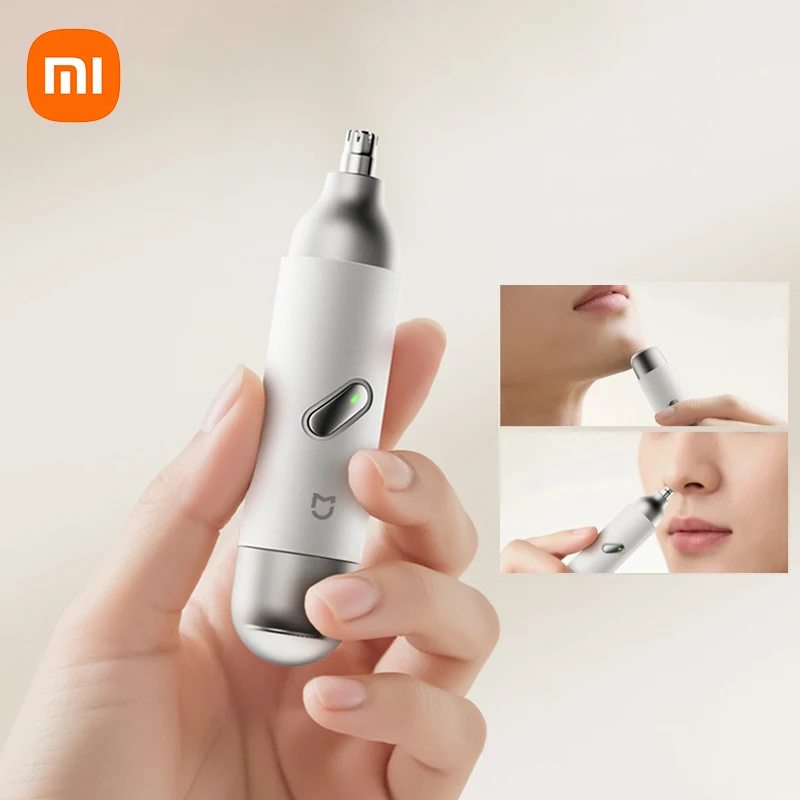 

NEW! Xiaomi Mijia Electric Hair Trimmer for Nose Men Painless Rechargeable Sideburns Eyebrows Beard 2 in 1 Hair Clipper Shaver