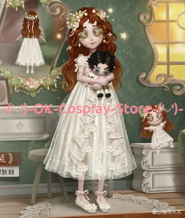 Game Identity V Euridice Little Girl Cosplay Costume Women Cute Dress Hallween Carnival Uniform Anime Clothing Custom Made