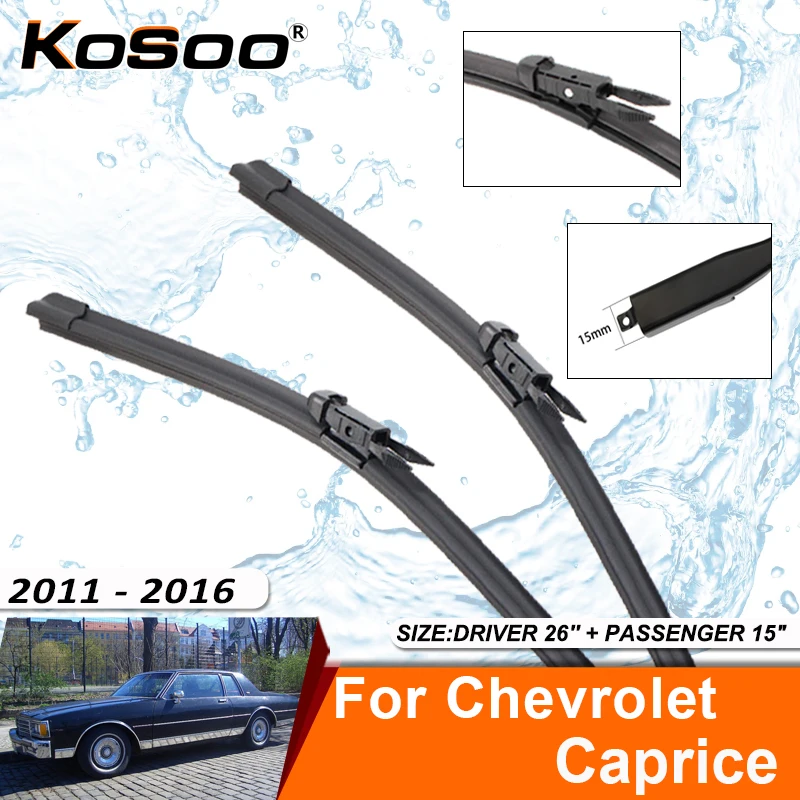 

Car Wiper Blade For Chevrolet Caprice 2011-2016 Windshield Rubber Refill Front Window Wiper Accessorie
