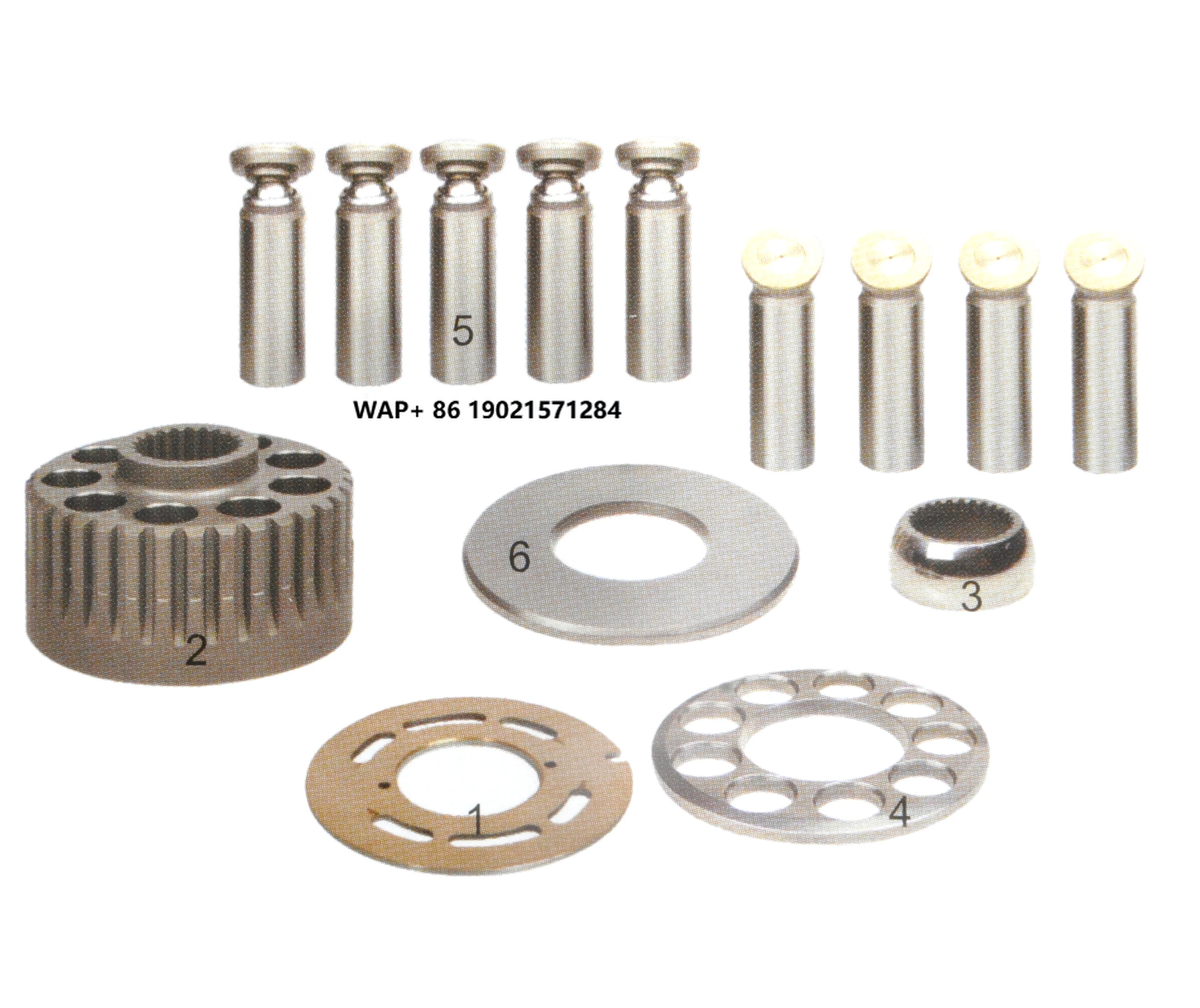 

Excavator hydraulic spare parts PSV2-55 SH265 SH100 SH120 main pump parts