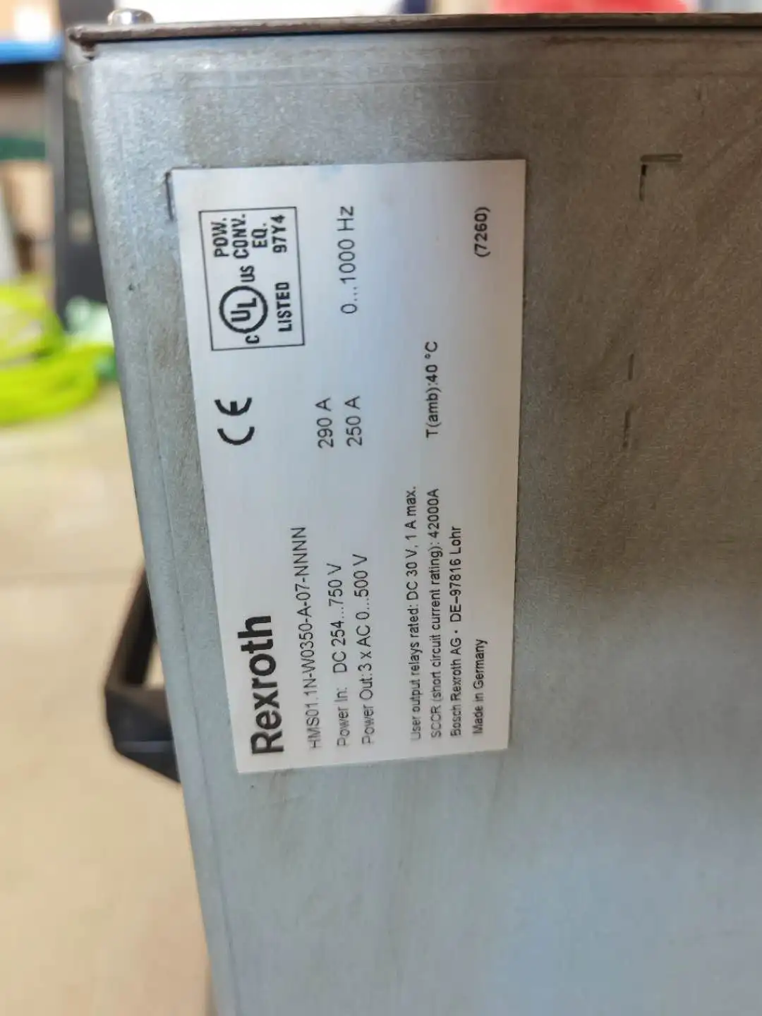 Rexroth Rexroth Drive HMS01.1N-W0350-A-07-NNNN Original Spot