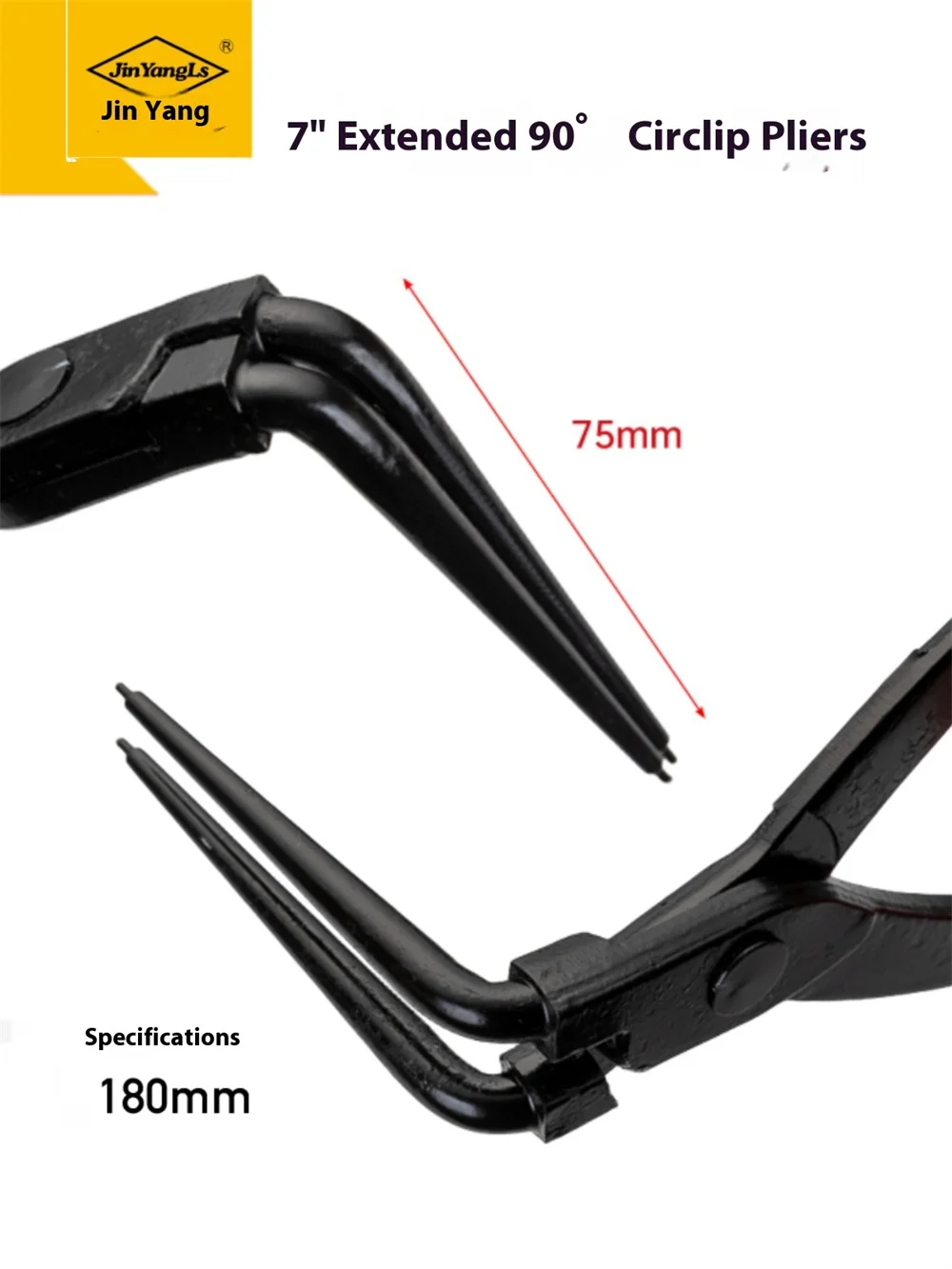 Imagem -04 - Alicate de Dobra para Motocicletas Cilindro Pesado Removedor de Anel Interno Alicate de Retenção Carros Caminhões 90 Graus