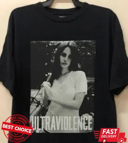 Lana Del Rey Ultraviolence Black T-Shirt S-3XL Q2345