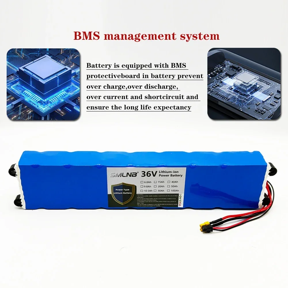 

10S3P 36V 9800mAh 36V lithium battery pack 18650 lithium battery suitable for Xiaomi M365 electric scooter battery