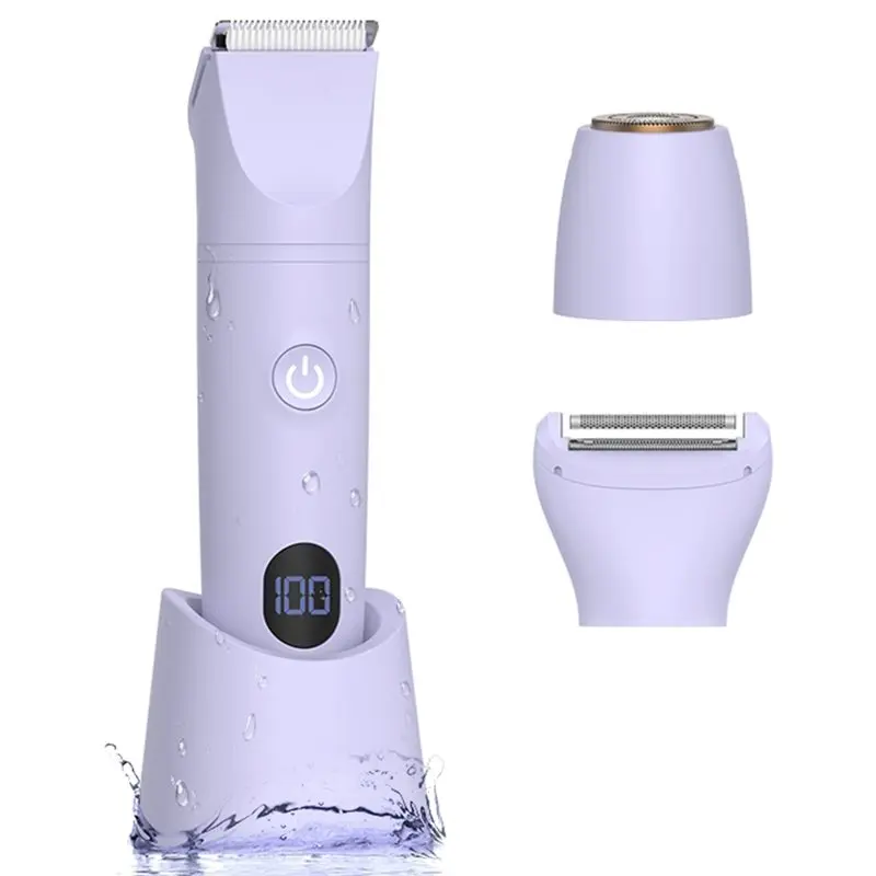 Efficient-Women' S Electric Hair Clipper Epilator Bikini Trimmer Sideburns Removal Lip Hair Clipper Waterproof Shaver