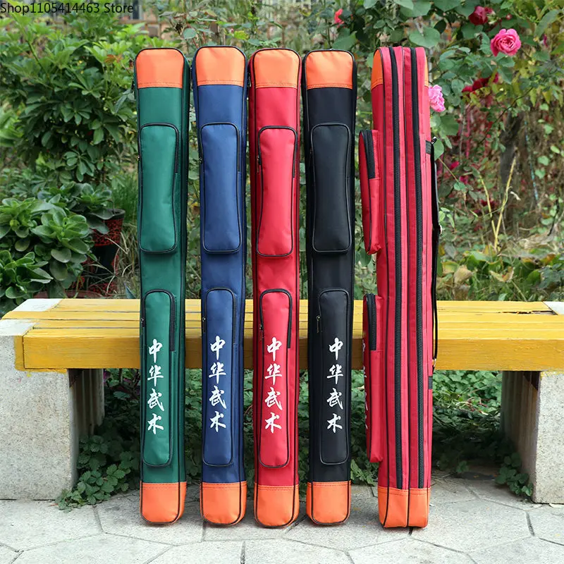 

Чехол для меча Тай-чи из утолщенной ткани из бычьей кожи, однослойный/двухслойный, многофункциональный чехол для меча/сабли для боевых искусств