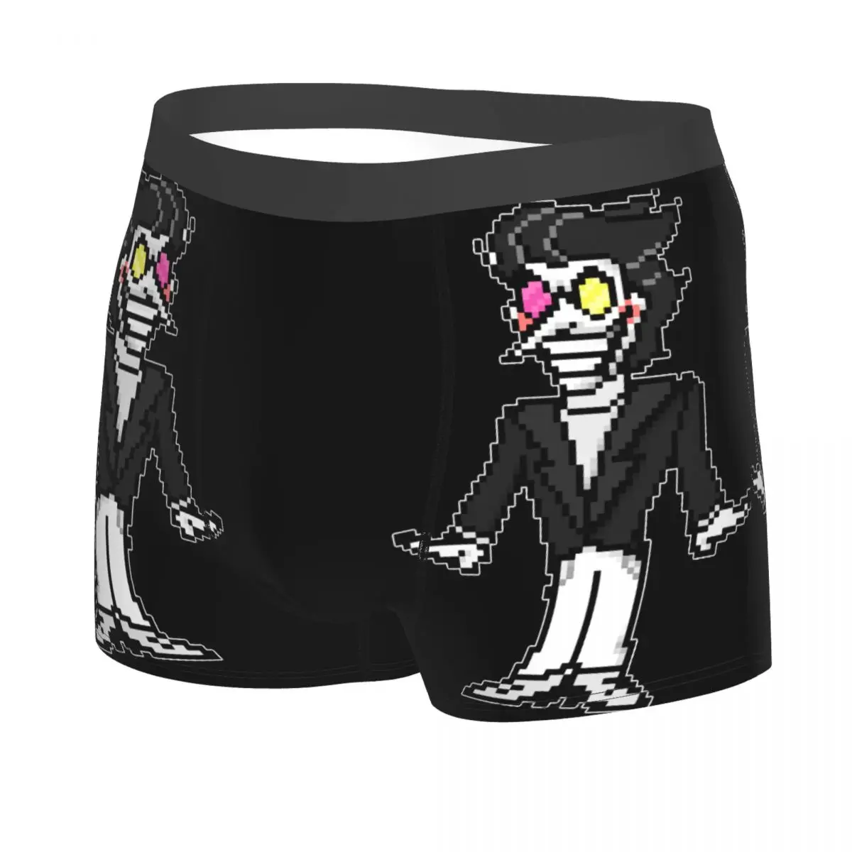 Deltarune Spamton Undertale Men's Boxer Briefs,Highly Breathable Underwear,Top Quality 3D Print Shorts Birthday Gifts