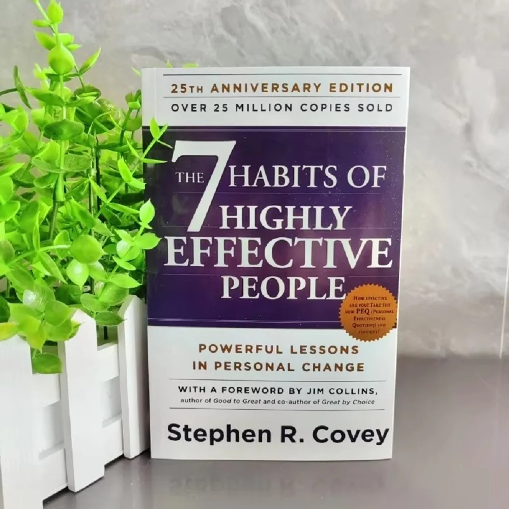 Stephen R. Covey Professional Management Reading Book - Leadership And Time-Management Skills Development