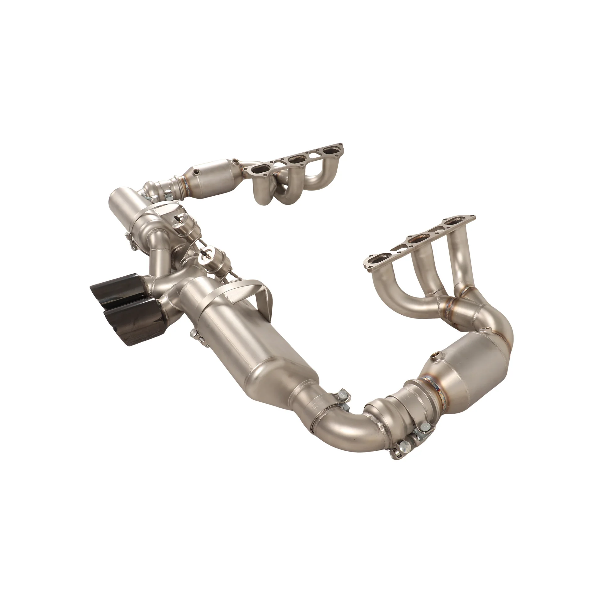 

YT Full Exhaust System Including Exhaust Manifold and Rear Section with Valve for Porsche 991.1 991.2 3.8 GT3