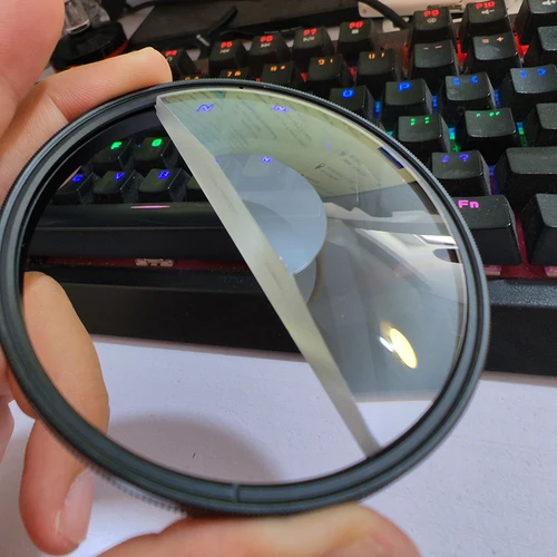 Filtro Halo Fx dividido, filtro de prisma acampanado de vidrio 77 82mm, efectos especiales, accesorios de fotografía, filtro de lente de cámara DSLR para foto