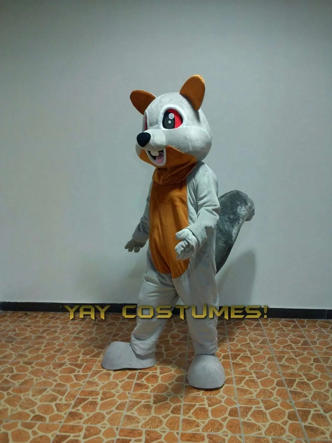 New Adult Halloween Christmas Squirrel Mascotte Fancy Cartoon Mascot Costume Plush Fancy Dress Mascot Costume