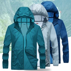 Sun Protection Clothing Men Women UV Protection Breathable Hooded Jacket Outdoor Riding Trekking Camping Hiking Fishing Jersey