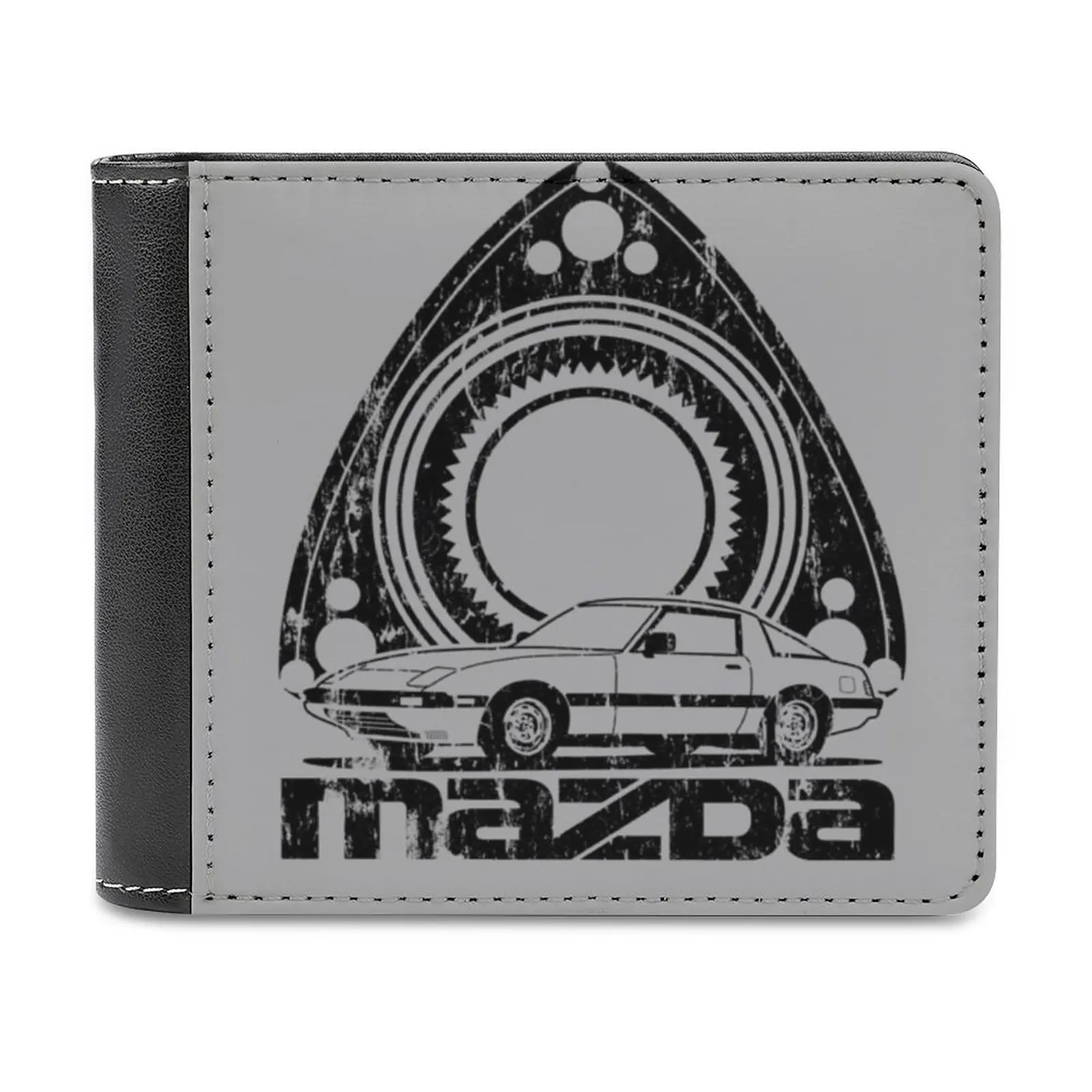 

Distressed Rx-7 Soft Men Wallets New Purse Credit Card Holders For Male Purses Men Wallet Rx7 Rx 7 Rotary Wankle Mazda Vintage