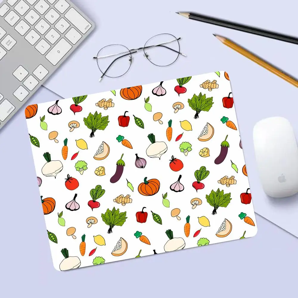 

The Kingdom Of Vegetables Mouse Pad For Small Size Gaming Mouse Pad Gamer Company Keyboard Mouse Mats Carpet Computer Desk Mats