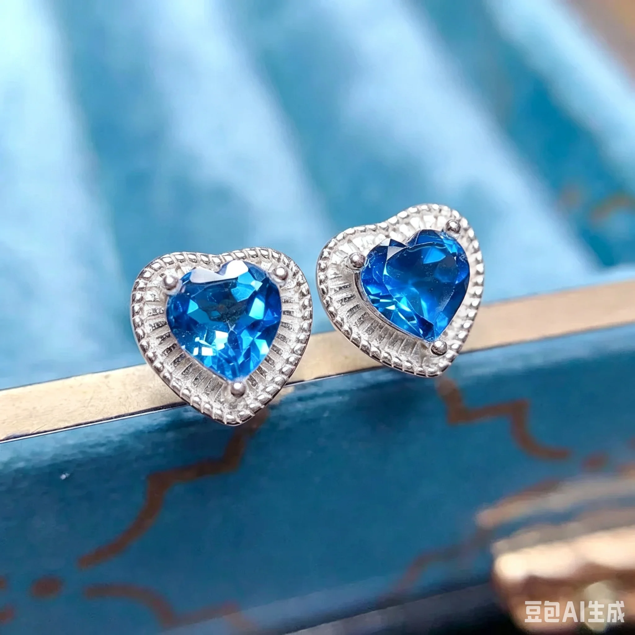 Classic 925 Silver Stud Earrings 6mm 1.4ct Natural Topaz Earrings with Certificate Allergy Free Gold Plated Silver Topaz Jewelry