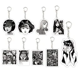 Junji Ito portachiavi portachiavi portachiavi per accessori borsa ciondolo acrilico Junji Ito portachiavi catene gioielli regali