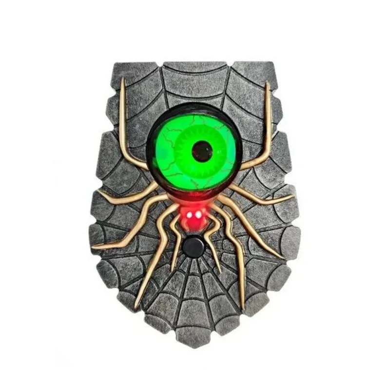 One Eyed Doorbell Ghost Monocular Scary Spider Doorbell With Scary Glow/Ghost Sound Creative Scary Spider Doorbell Eyeball